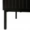Kommode HWC-O39, Highboard Schrank, 6 Schubladen Melamin MDF 80x120x44cm ~ Holzoptik schwarz