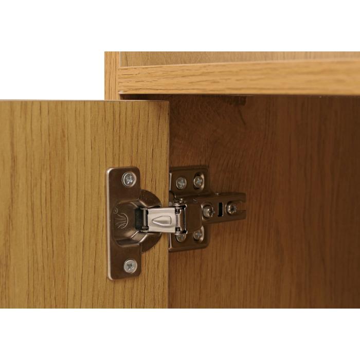 TV-Rack HWC-O39, TV-Board Fernsehtisch Lowboard TV-Schrank Kommode, Melamin MDF 56x150x40 ~ natur