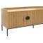 TV-Rack HWC-O39, TV-Board Fernsehtisch Lowboard TV-Schrank Kommode, Melamin MDF 56x150x40 ~ natur