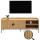 TV-Rack HWC-O39, TV-Board Fernsehtisch Lowboard TV-Schrank Kommode, Melamin MDF 56x150x40 ~ natur TV-Rack HWC-O39, TV-Board Fernsehtisch Lowboard TV-Schrank Kommode, Melamin MDF 56x150x40 ~ natur