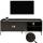 TV-Rack HWC-O39, TV-Board Fernsehtisch Lowboard TV-Schrank Kommode, Melamin MDF 56x150x40 ~ Holzoptik schwarz TV-Rack HWC-O39, TV-Board Fernsehtisch Lowboard TV-Schrank Kommode, Melamin MDF 56x150x40 ~ Holzoptik schwarz
