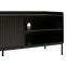 TV-Rack HWC-O39, TV-Board Fernsehtisch Lowboard TV-Schrank Kommode, Melamin MDF 56x150x40 ~ Holzoptik schwarz