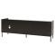 TV-Rack HWC-O39, TV-Board Fernsehtisch Lowboard TV-Schrank Kommode, Melamin MDF 56x150x40 ~ Holzoptik schwarz