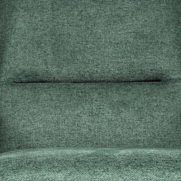 Lounge-Sessel HWC-L62, Ohrensessel Cocktailsessel Sessel Polstersessel, Stoff/Textil Metall ~ grn