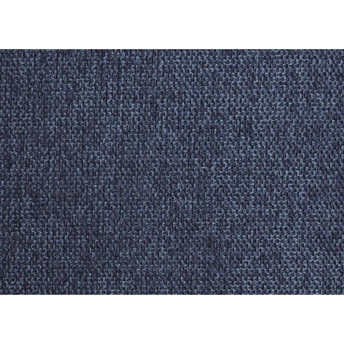 Hocker HWC-L62, Sitzhocker Fuablage Ottomane Polsterhocker, 38x56x40cm Stoff/Textil ~ blau