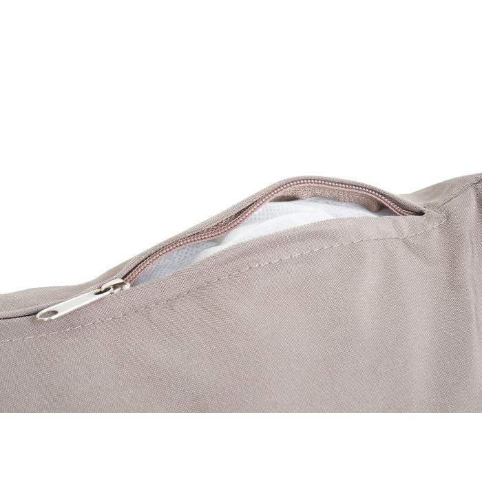 Kissen fr Sitzbank, Bankauflage Sitzkissen Polsterauflage Sitzpolster waschbar, Stoff/Textil 213x64cm ~ hellbraun