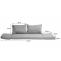 Bemaungsbild fr Produkt Kissen fr Sitzbank, Bankauflage Sitzkissen Polsterauflage Sitzpolster waschbar, Stoff/Textil 213x64cm ~ hellbraun