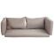 Kissen fr Sitzbank, Bankauflage Sitzkissen Polsterauflage Sitzpolster waschbar, Stoff/Textil 213x64cm ~ hellbraun