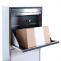 B-Ware Paketkasten HWC-L57, Paketbox Briefkasten Paketstation, Metall 102x41x38cm ~ verzinkt anthrazit-wei