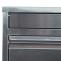 B-Ware Paketkasten HWC-L57, Paketbox Briefkasten Paketstation, Metall 102x41x38cm ~ verzinkt anthrazit-wei