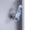 Schliefachschrank HWC-L61, Aktenschrank Broschrank Mehrzweckschrank, abschliebar Metall 180x38x42cm ~ grau