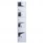 Schliefachschrank HWC-L61, Aktenschrank Broschrank Mehrzweckschrank, abschliebar Metall 180x38x42cm ~ grau