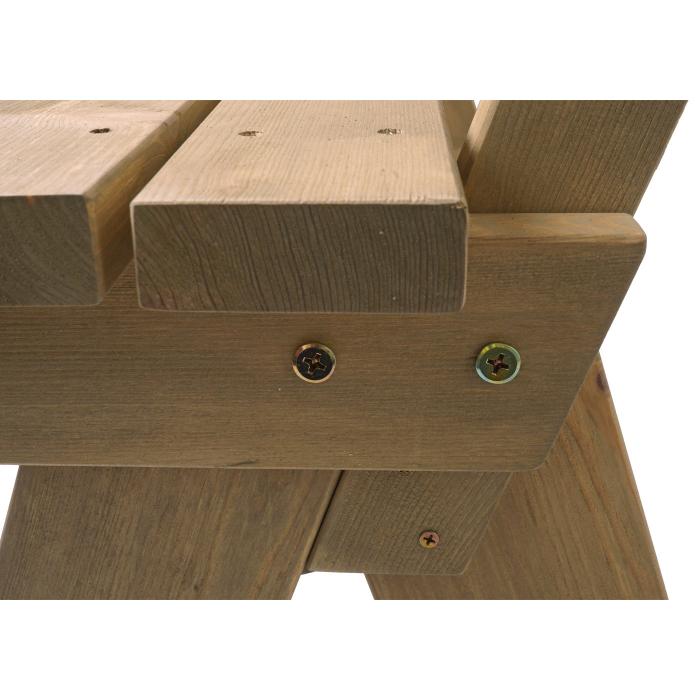 Gartenbank HWC-L66, Sitzbank Holzbank Parkbank, Gastronomie-Qualitt, Massiv-Holz 148cm ~ natur