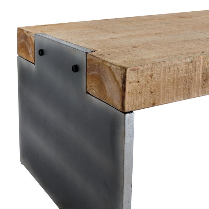 Esszimmer-Set HWC-L75, Esstisch Sitzbank Esszimmergarnitur, Massiv-Holz MVG-zertifiziert 200cm, natur
