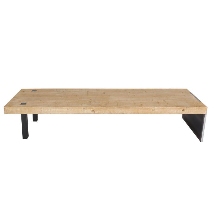 Esszimmer-Set HWC-L75, Esstisch Sitzbank Esszimmergarnitur, Massiv-Holz MVG-zertifiziert 200cm, natur