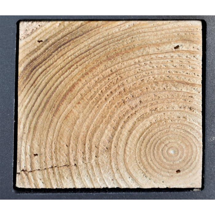 Sideboard HWC-L76, Kommode Schrank, Industrial Massiv-Holz MVG-zertifiziert 80x120x48cm, natur mit Metall-Optik