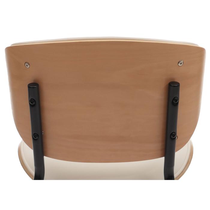 6er-Set Esszimmerstuhl HWC-O45, Stuhl, Bugholz Kunstleder 280g/m ko-Tex FSC ~ natur, wei
