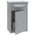 Paketkasten HWC-O51, Paketbox Paketfach Paketstation Briefkasten 2 Fcher, Stahl 78x49x38cm ~ hellgrau