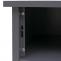 Paketkasten HWC-O51, Paketbox Paketfach Paketstation Briefkasten 3 Fcher, Stahl 89x49x38cm ~ dunkelgrau