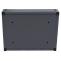 Paketkasten HWC-O51, Paketbox Paketfach Paketstation Briefkasten 3 Fcher, Stahl 89x49x38cm ~ dunkelgrau