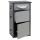Paketkasten HWC-O51, Paketbox Paketfach Paketstation Briefkasten 3 Fächer, Stahl 89x49x38cm ~ dunkelgrau/hellgrau Paketkasten HWC-O51, Paketbox Paketfach Paketstation Briefkasten 3 Fächer, Stahl 89x49x38cm ~ dunkelgrau/hellgrau