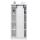 Schrank HWC-K75, Kommode Highboard, Schiebetre 8 Staufcher, Holz-Optik Industrial Metall 163x76x38cm ~ wei