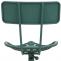 Barhocker HWC-N26, Barstuhl Tresenhocker, hhenverstellbar drehbar Fuablage Industrial Metall ~ grn