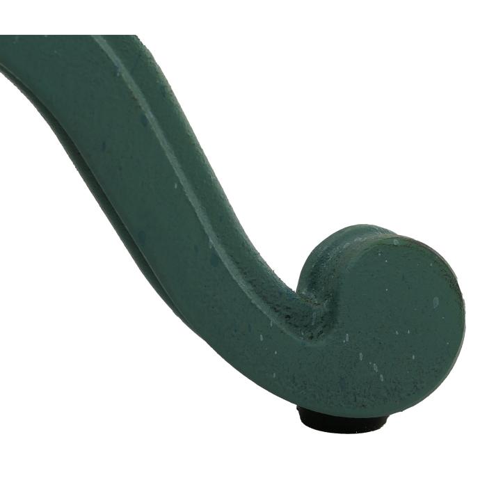 Barhocker HWC-N26, Barstuhl Tresenhocker, hhenverstellbar drehbar Fuablage Industrial Metall ~ grn