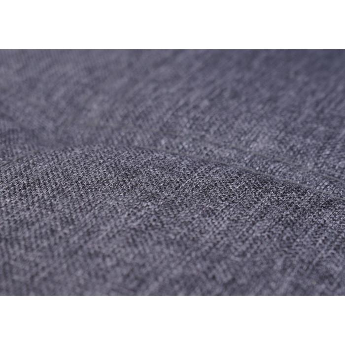 6er-Set Esszimmerstuhl HWC-O65b, Kchenstuhl Polsterstuhl Lehnstuhl, Stoff/Textil (280g/m), dunkelgrau