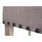 2er-Set Esszimmerstuhl HWC-O66, Kchenstuhl Polsterstuhl, Chesterfield Nieten Stoff/Textil ~ beige