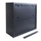 Hngeschrank HWC-O52, Wandschrank Lagerschrank Bcherschrank, abschliebar Stahl 77x77x31cm ~ dunkelgrau