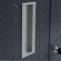 Hngeschrank HWC-O52, Wandschrank Lagerschrank Bcherschrank, abschliebar Stahl 77x77x31cm ~ dunkelgrau
