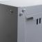 Hngeschrank HWC-O52, Wandschrank Lagerschrank Bcherschrank, abschliebar Stahl 77x77x31cm ~ hellgrau