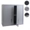 Hngeschrank HWC-O52, Wandschrank Lagerschrank Bcherschrank, abschliebar Stahl 77x77x31cm ~ hellgrau