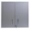 Hngeschrank HWC-O52, Wandschrank Lagerschrank Bcherschrank, abschliebar Stahl 77x77x31cm ~ hellgrau