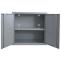 Hngeschrank HWC-O52, Wandschrank Lagerschrank Bcherschrank, abschliebar Stahl 77x77x31cm ~ hellgrau