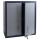 Hngeschrank HWC-O52, Wandschrank Lagerschrank Bcherschrank, abschliebar Stahl 77x77x31cm ~ hellgrau/dunkelgrau