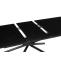 Esszimmertisch HWC-O57, Ausziehtisch Esstisch, Eisen MDF ausziehbar 160-200x90cm ~ Stein-Optik schwarz