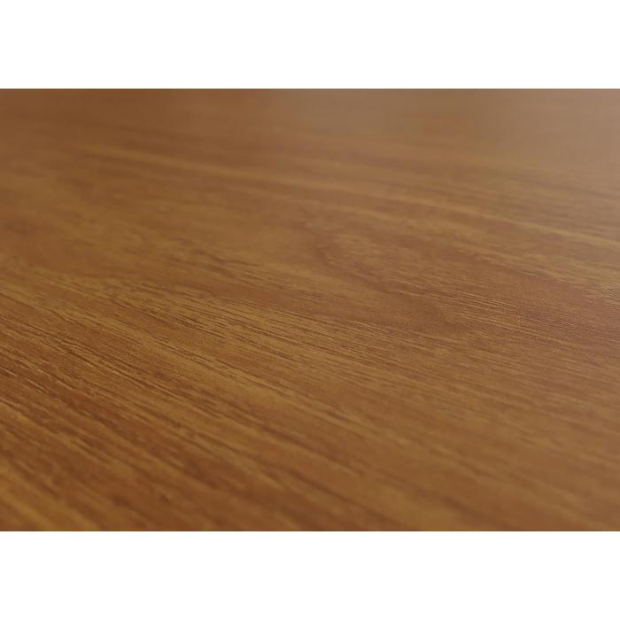 Esszimmertisch HWC-O57, Ausziehtisch Esstisch, Eisen MDF ausziehbar 160-200x90cm ~ Walnuss-Optik