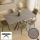 Esszimmertisch HWC-O57, Ausziehtisch Esstisch, Eisen MDF ausziehbar 160-200x90cm ~ Marmor-Optik grau