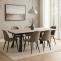 Stimmungsfotos vor ansprechendem Ambiente fr Produkt Esszimmertisch HWC-O59, Esstisch Ausziehtisch, Sinterstein Metall ausziehbar 160-242x91cm ~ Marmor-Optik beige