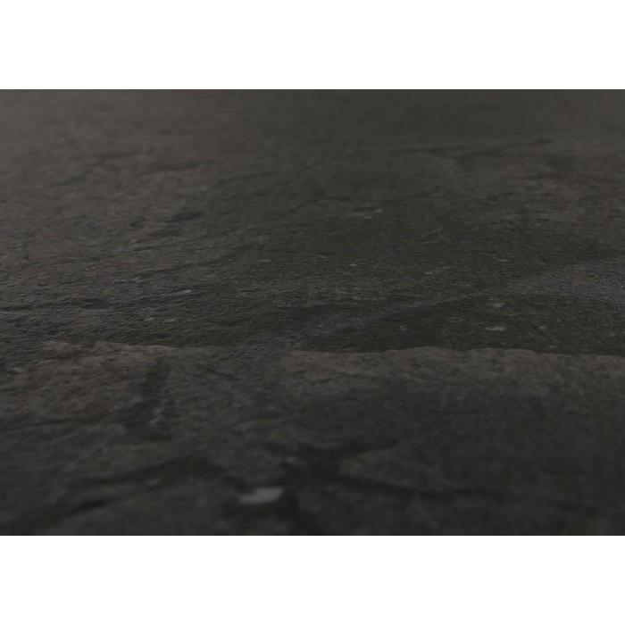 Esszimmertisch HWC-O59, Esstisch Ausziehtisch, Sinterstein Metall ausziehbar 160-242x91cm ~ Marmor-Optik grau