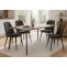 Esszimmertisch HWC-O60, Ausziehtisch Esstisch, Eisen MDF ausziehbar 120-180cm ~ helle Eiche-Optik