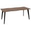 Esszimmertisch HWC-O60, Ausziehtisch Esstisch, Eisen MDF ausziehbar 120-180x76cm ~ helle Eiche-Optik