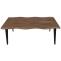 Esszimmertisch HWC-O60, Ausziehtisch Esstisch, Eisen MDF ausziehbar 120-180x76cm ~ helle Eiche-Optik