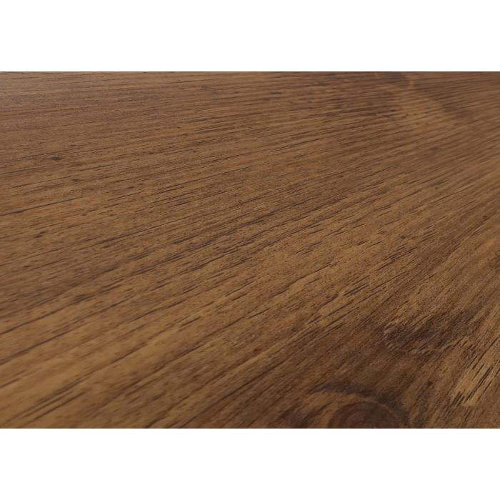 Esszimmertisch HWC-O61, Tisch Kchentisch Esstisch, Industrial MDF Metall 160x90cm ~ Walnuss-Optik