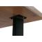 Esszimmertisch HWC-O61, Tisch Kchentisch Esstisch, Industrial MDF Metall 160x90cm ~ Walnuss-Optik