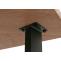 Esszimmertisch HWC-O61, Tisch Kchentisch Esstisch, Industrial MDF Metall 160x90cm ~ helle Eiche-Optik