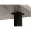 Esszimmertisch HWC-O61, Tisch Kchentisch Esstisch, Industrial MDF Metall 160x90cm ~ Marmor-Optik grau