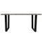 Esszimmertisch HWC-O61, Tisch Kchentisch Esstisch, Industrial MDF Metall 160x90cm ~ Marmor-Optik grau